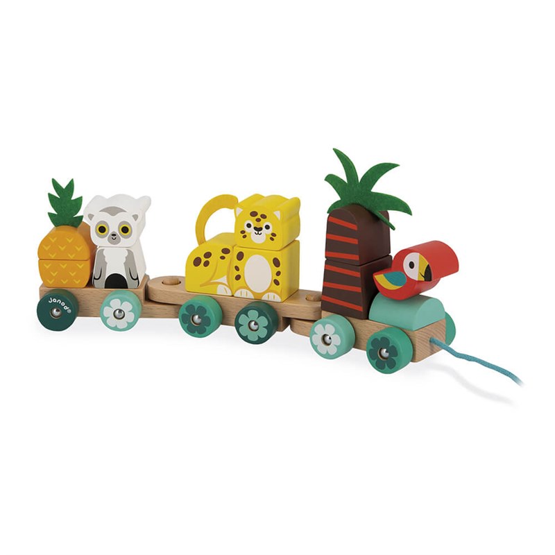 Janod Tropik Pull-Along Tropical Train