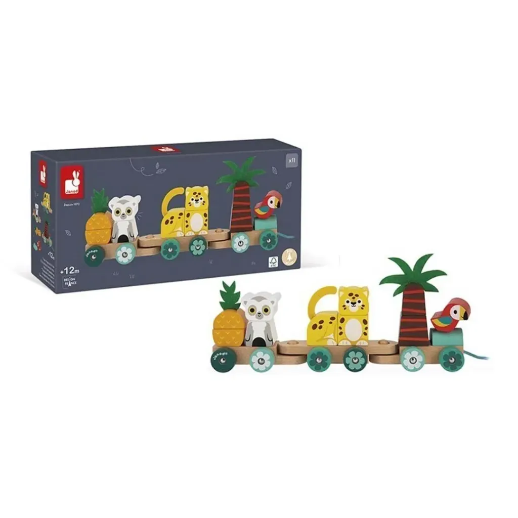 Janod Tropik Pull-Along Tropical Train