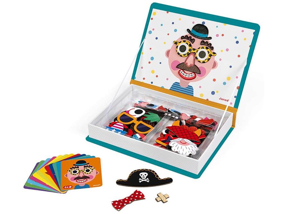 Janod Magnetibook Crazy Faces