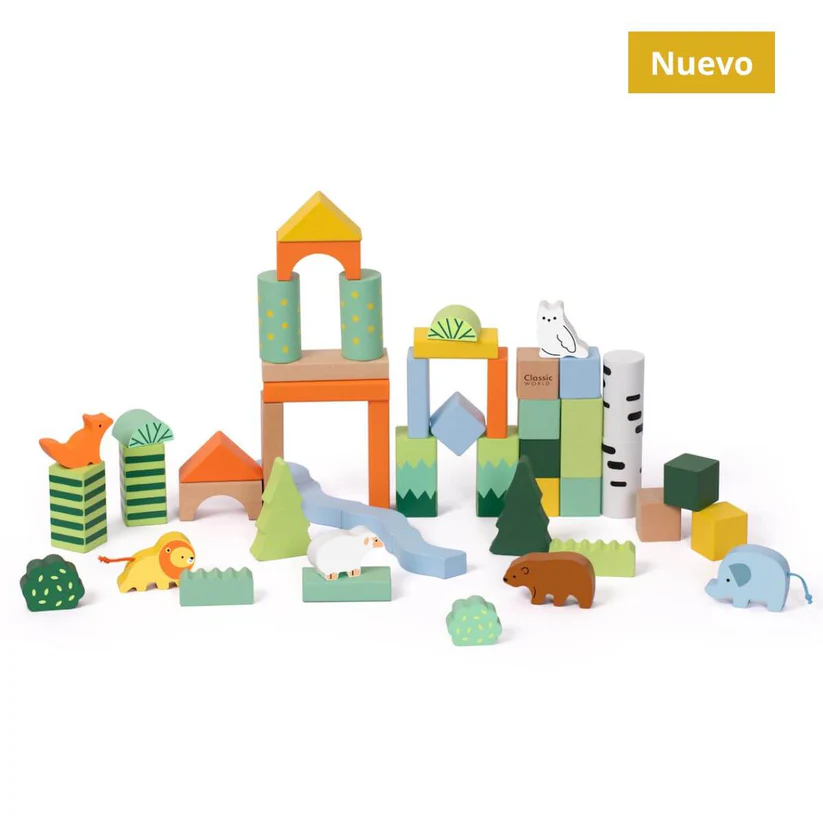 Bloques Bosque 50 Piezas