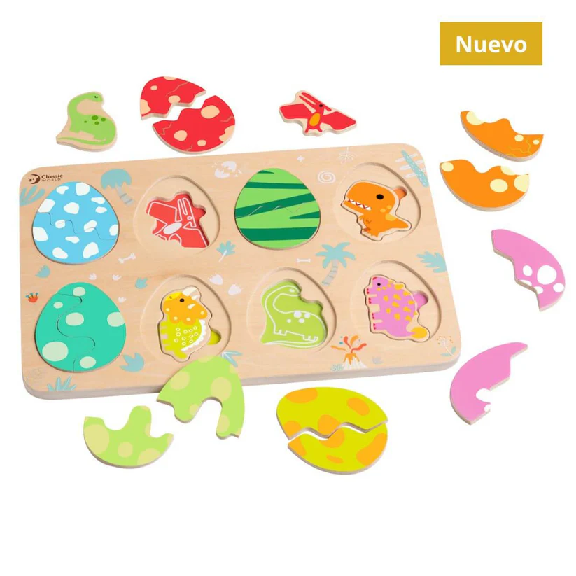 Classic World Wooden Puzzle Dinosaur 25 Pcs. Drewniany