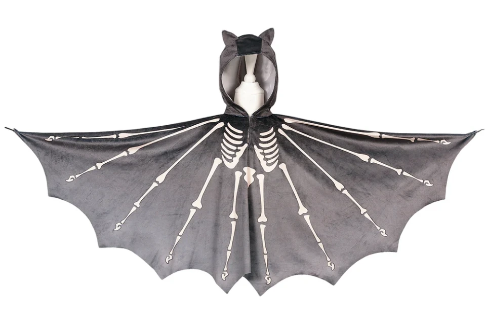 Bat Halloween Costume Cape for Kids - Carnival & Festive Use - Sz 4-8 Yrs