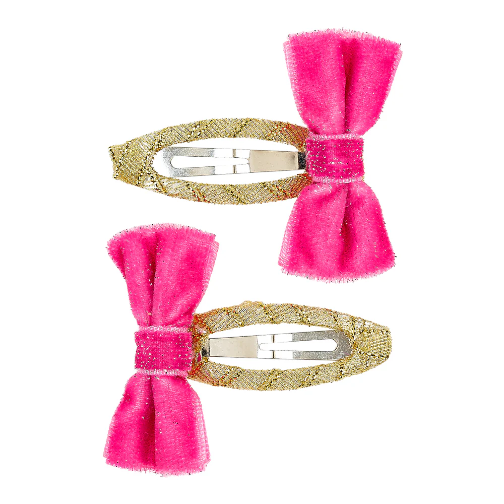 Pinzas Moño Fucsia