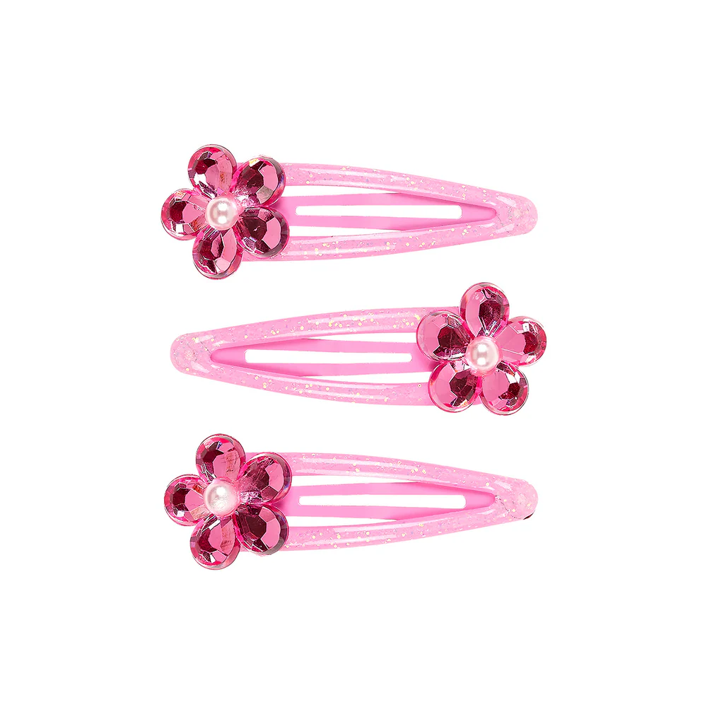 Pinzas Flor Fucsia Funny