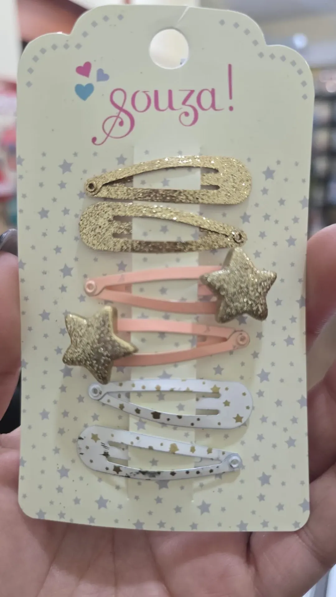 Pinzas Estrellas doradas Julie